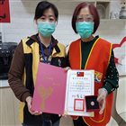  恭喜本所志工李寶蓮榮獲110年新北市志願服務銅心獎 照片