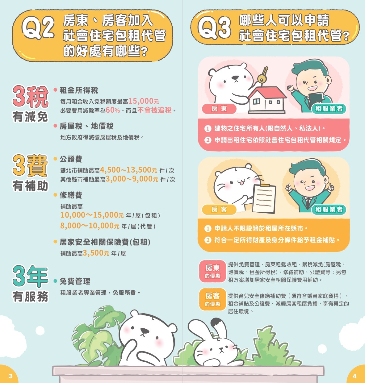 【轉知】內政部國土管理署社會住宅包租代管（青年婚育租屋協助專案）宣導照片