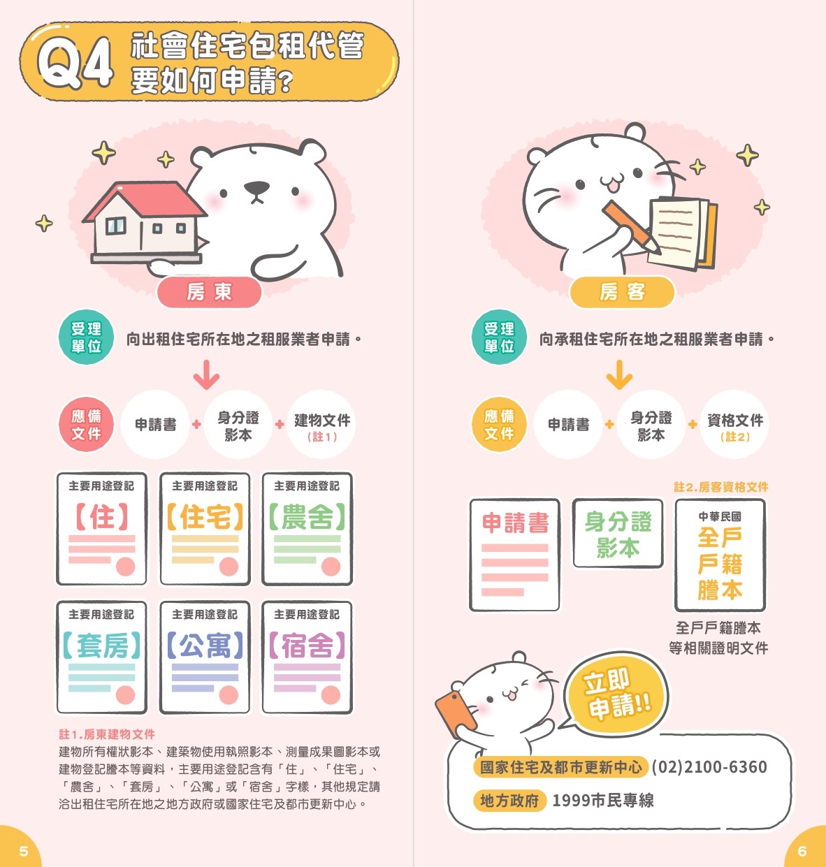【轉知】內政部國土管理署社會住宅包租代管（青年婚育租屋協助專案）宣導照片
