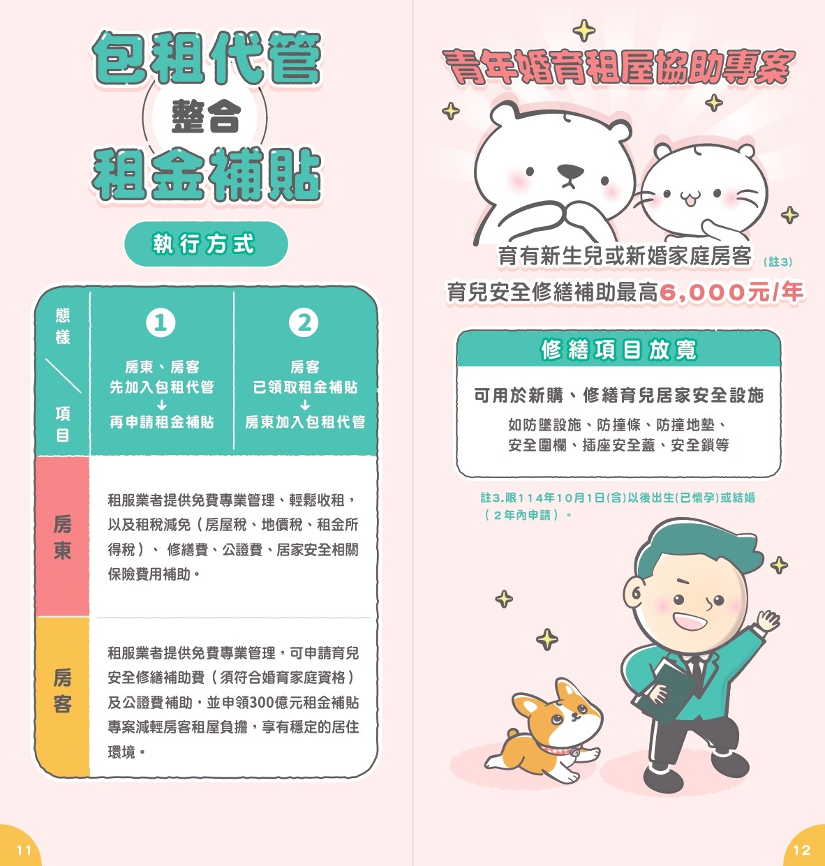【轉知】內政部國土管理署社會住宅包租代管（青年婚育租屋協助專案）宣導照片